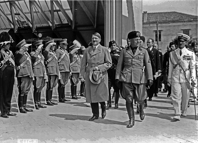 Hitler e Mussolini en Venecia, 1934