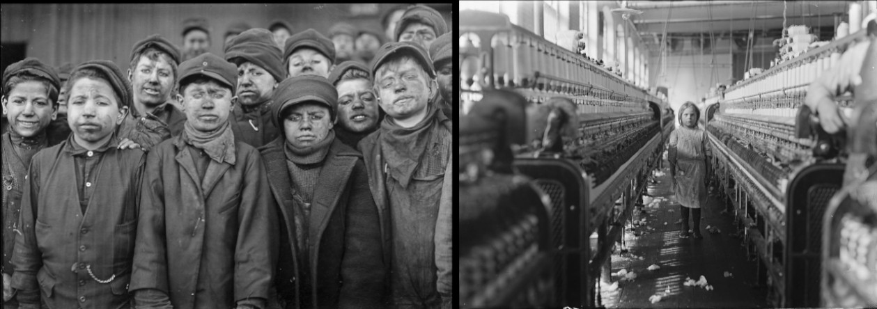 O traballo infantil nas fotografías de L. Hine