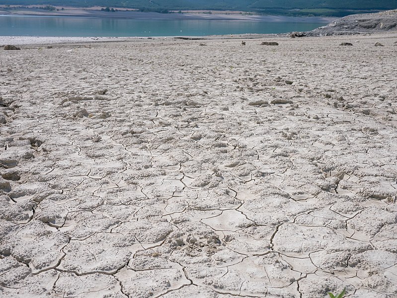 Fotografía dun terreo seco