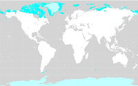 Mapa das zonas climáticas polares