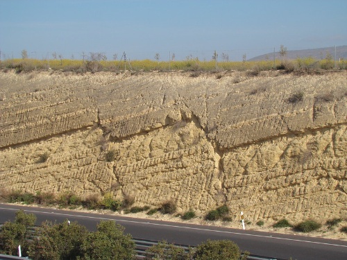 Fotografía dunha falla