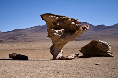 Forma producida pola acción erosiva do vento