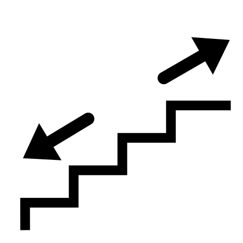 Pictograma de escalieras