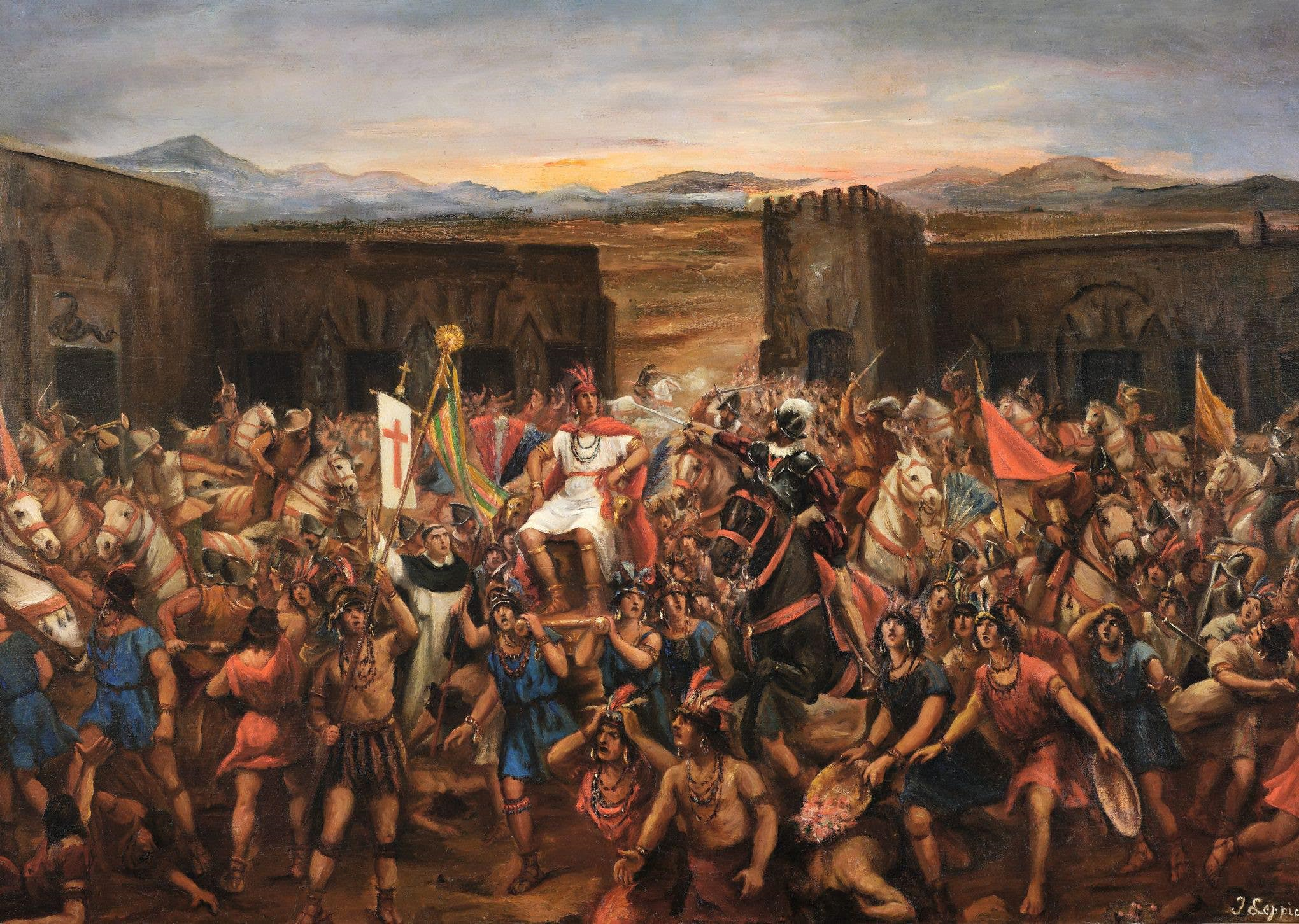 A captura de Atahualpa (Juan Lepiani, 1920)