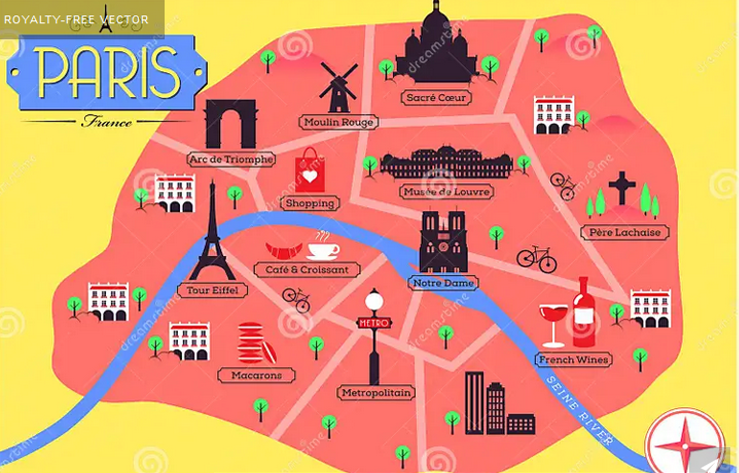 carte paris