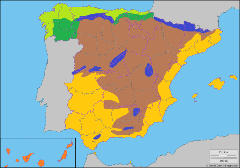 Mapa climático de España