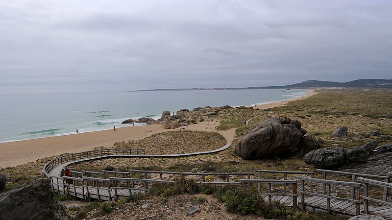 Fotografía da duna de Corrubedo