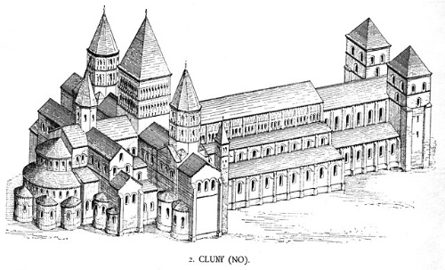 Debuxo da Igrexa de Cluny 3