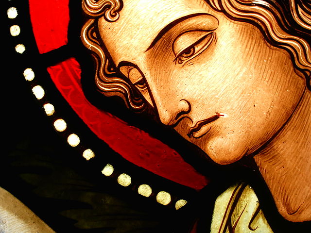 Detalle dunha vidreira