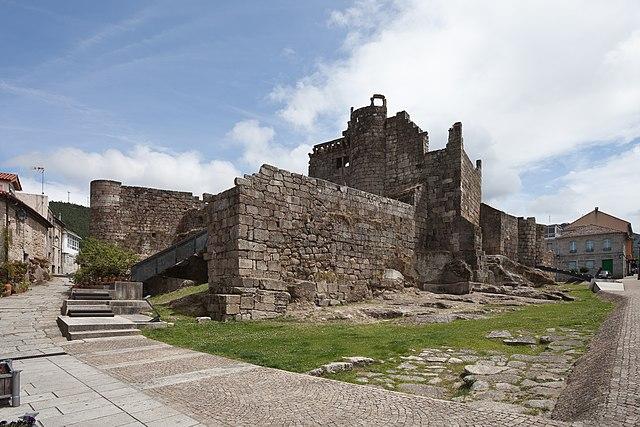Fotografía do castelo de Ribadavia, Galicia (Spain)