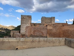 Fotografía da Alcazaba. Palacios da Alhambra