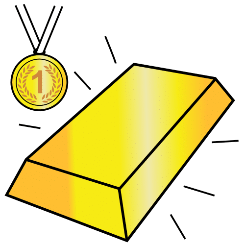 Pictograma ouro