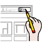 Pictograma escribir