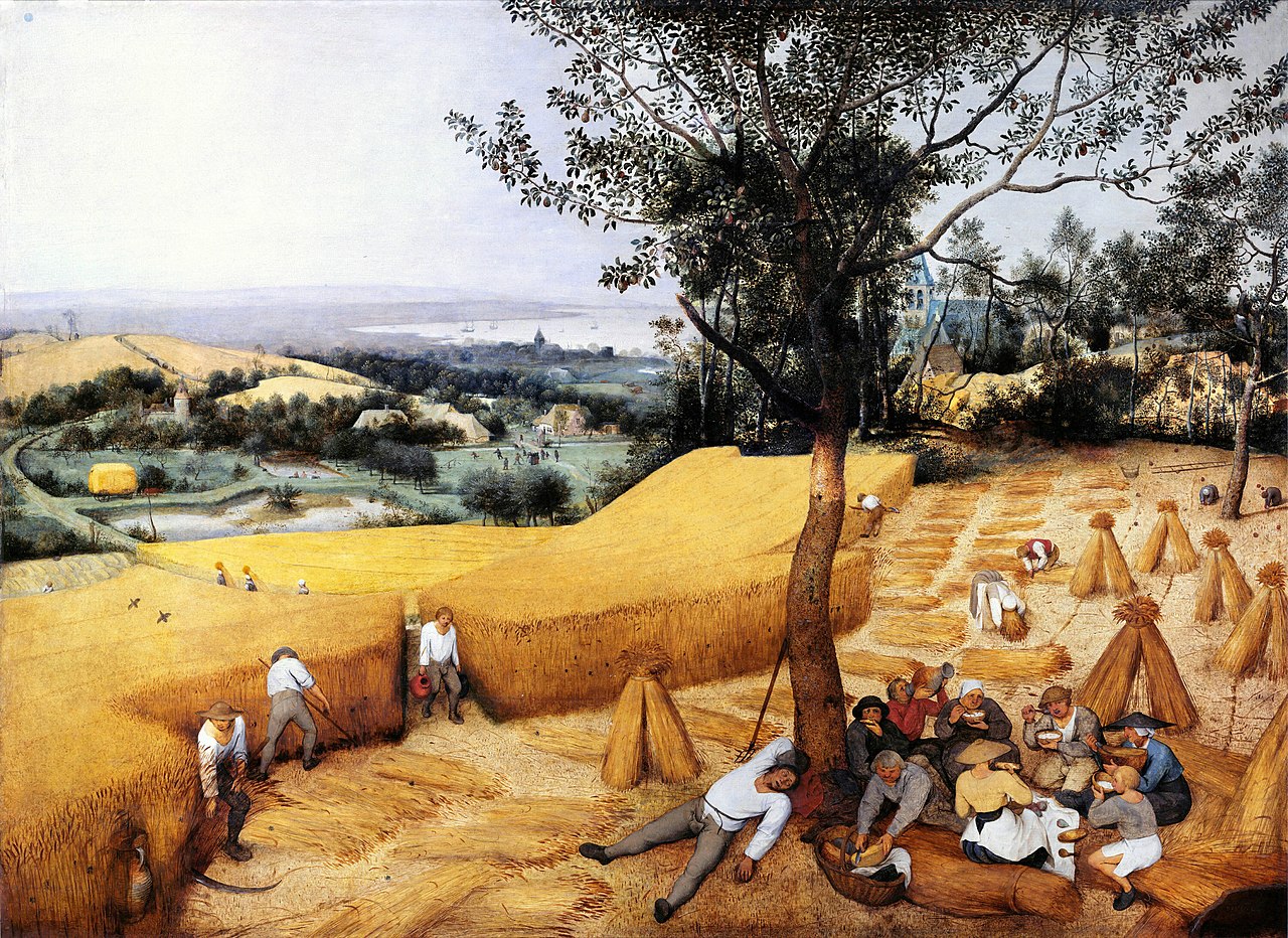cadro A colleita (Brueghel)