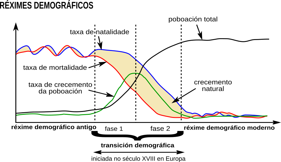 gráfico réximes demográficos
