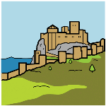 Pictograma dun castelo