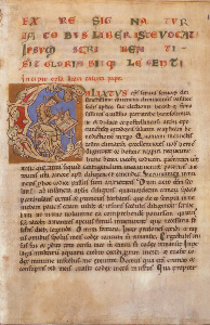 Retrato do papa Calixto II no Códice Calixtino