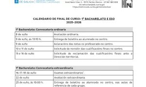calendario ESO BAC