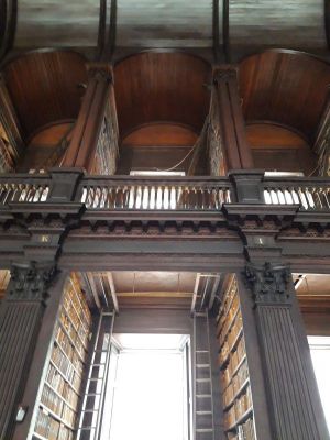 Na Long Room do Trinity College
