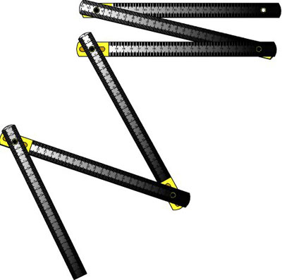 Metro plegable