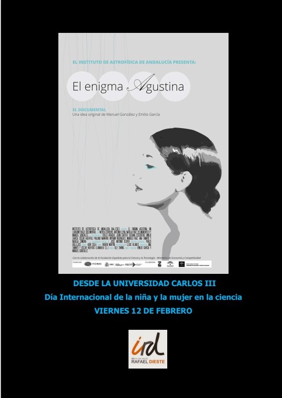 Cartel EL enigma Agustina.11F Rafael Dieste 