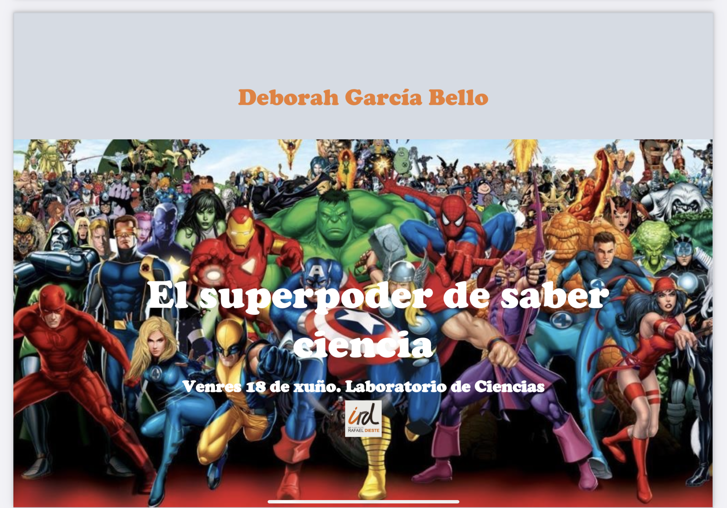 Foto 2 moníptico Deborahciencia