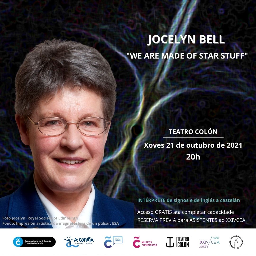Cartel Conferencia Jocelyn Bell 