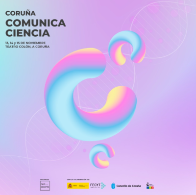 Cartel Coruña Comunica Ciencia