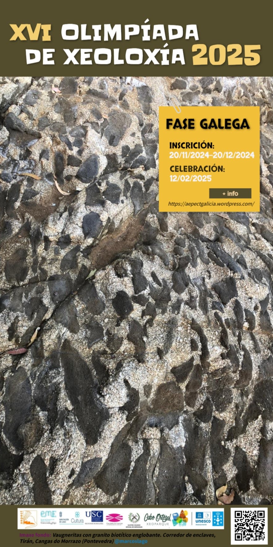 Cartel Olimpíada de xeoloxía 2025