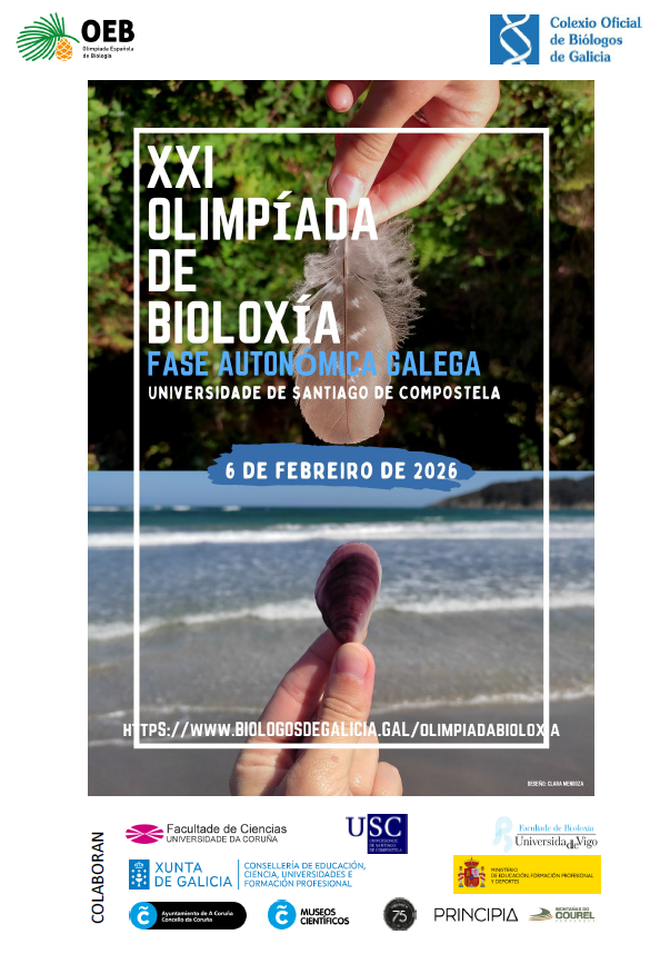 Cartel da XXI Olimpíada de Bioloxía 