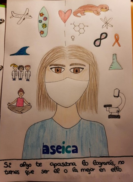 Debuxo dunha científica