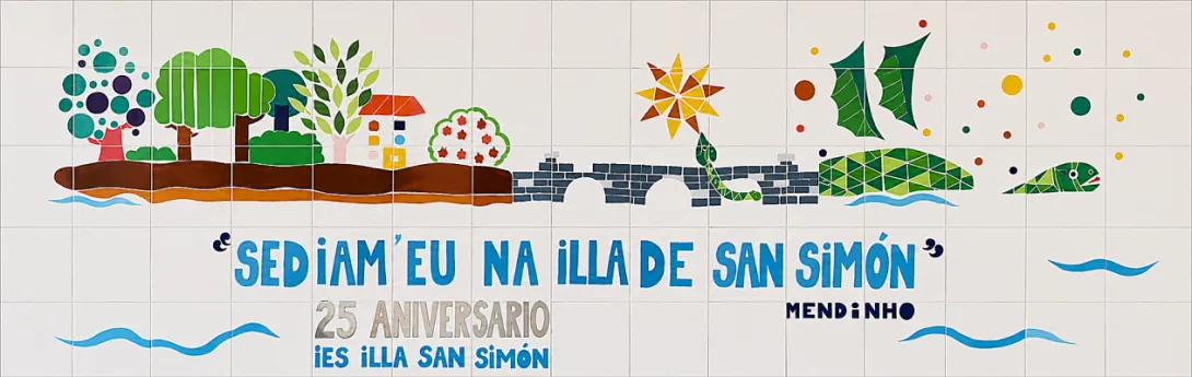 Mosaico conmemorativo do 25 aniversario