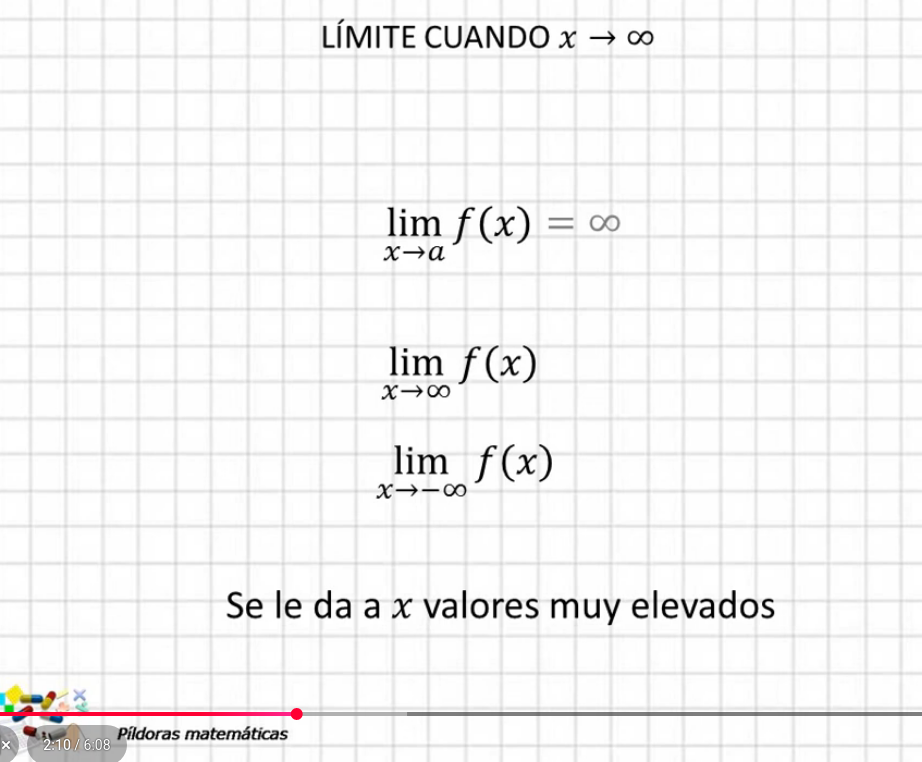 Límites en el infinito I