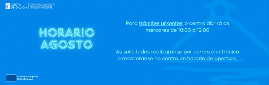 Horario agosto