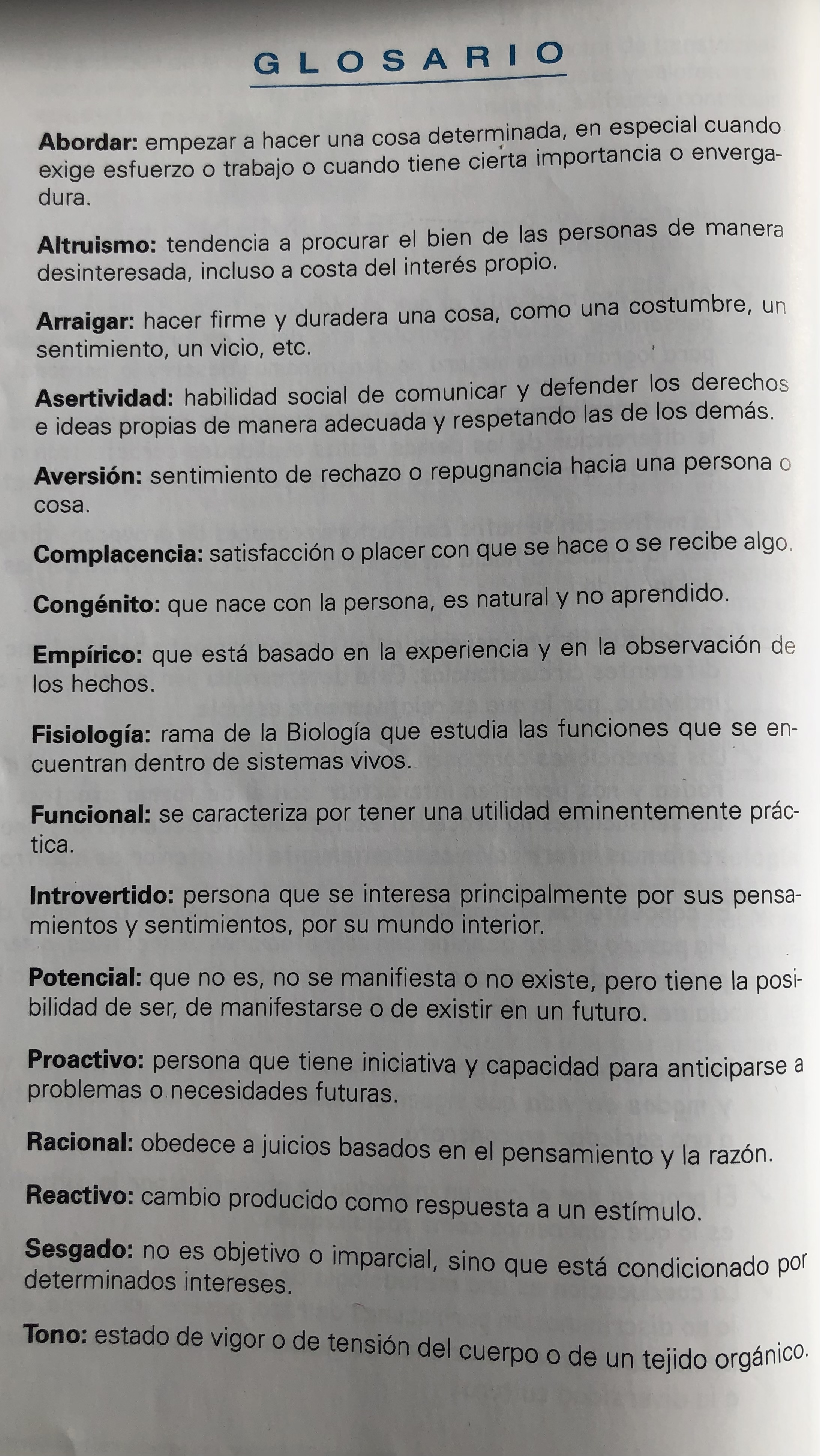 GLOSARIO DE TÉRMINOS