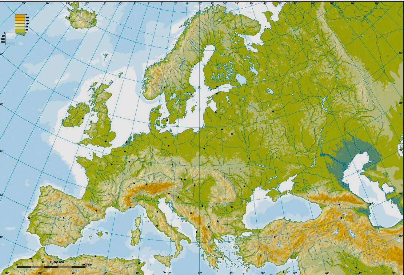 mapa europa