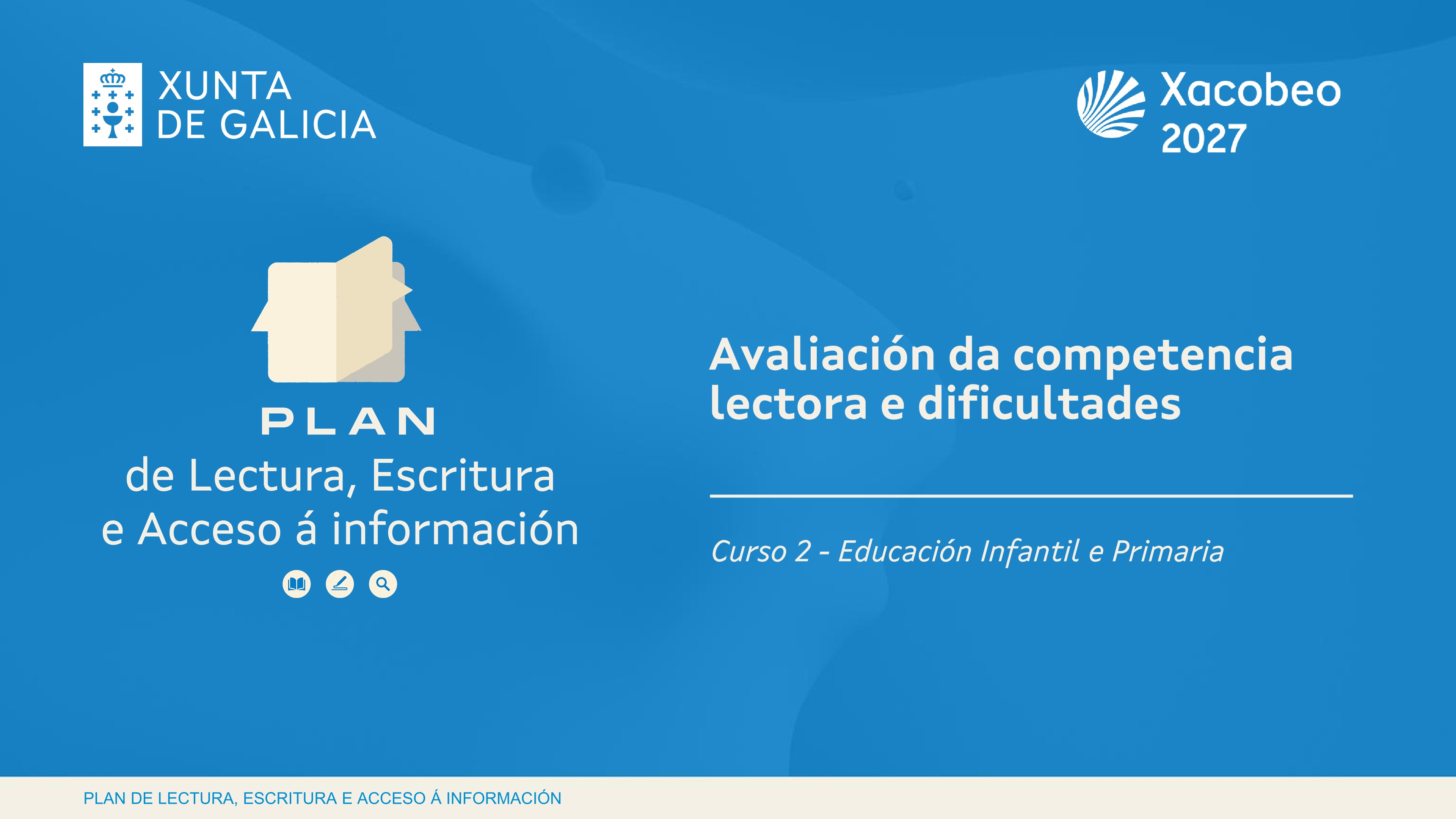 Portada - Curso 2A - Avaliación da competencia lectora e dificultades - Educación Infantil e Primaria Portada - Curso 2A - Avaliación da competencia lectora e dificultades - Educación Infantil e Primaria