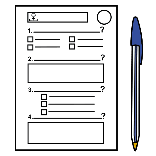 Folla para control de calidade