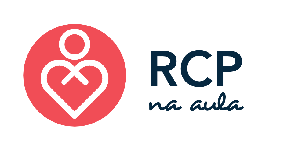 Logotipo do programa RCP na aula