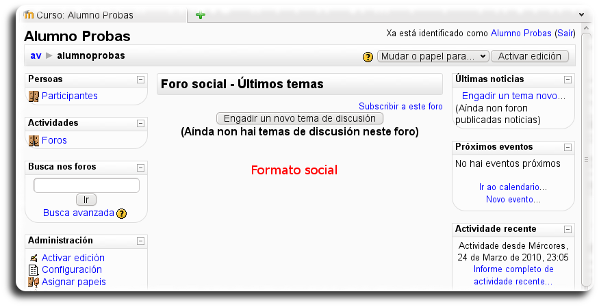 Formato social Formato social