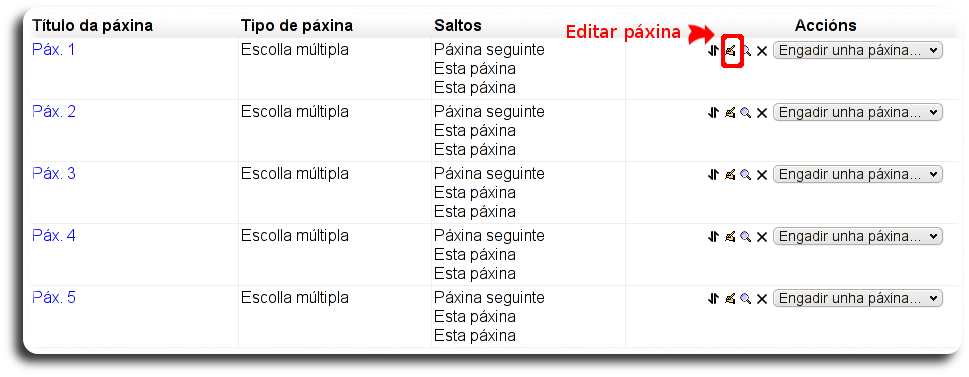 Editar páxina de lección Editar páxina de lección