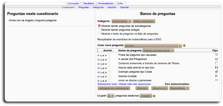 Cuestionario sin preguntas Cuestionario sin preguntas