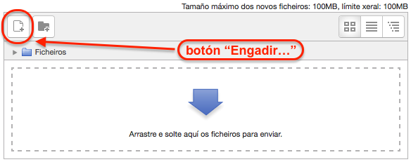 Botón Engadir