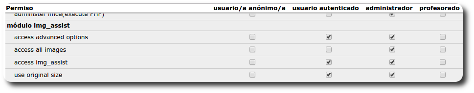 permisos image assist