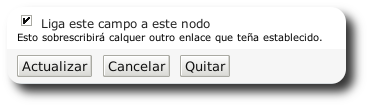 Campo ligado a nodo