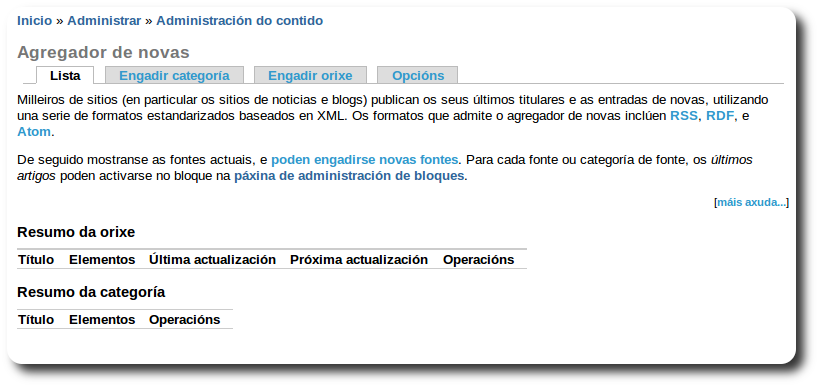 Agregador de novas Agregador de novas