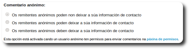 Comentario anónimo Comentario anónimo