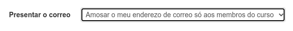 Presentar o correo