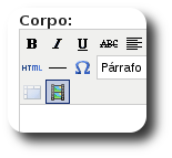 Inserir medio embebido