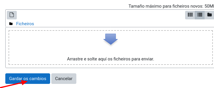 Gardar os cambios